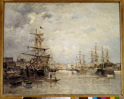 El puerto de Caen de Stanislas Victor Edouard Lepine