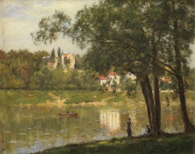 La Île de la Grande Jatte, c.1877-82 de Stanislas Victor Edouard Lepine