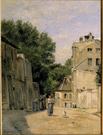 Montmartre, rue Saint Vincent de Stanislas Victor Edouard Lepine