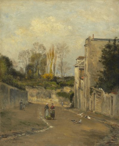 Montmartre, la rue Cortot, c.1872-76 de Stanislas Victor Edouard Lepine