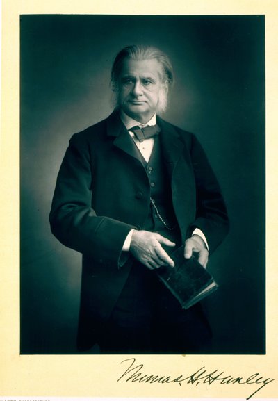 Profesor Thomas H. Huxley (1825-95), biólogo, retrato fotográfico de Stanislaus Walery