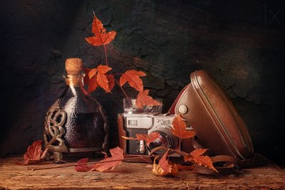 Naturaleza muerta otoñal de estilo vintage de Stanislav Aristov
