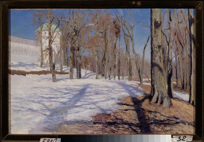 La renovación de la naturaleza. Pintura de Stanislav Yulianovich Zhukovsky (1873-1944), óleo sobre lienzo de Stanislav Joulianovitch Joukovski