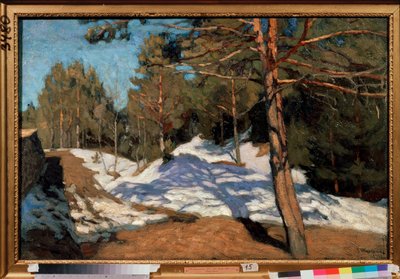 La primavera. Pintura de Stanislav Yulianovich Zhukovsky (1873-1944), óleo sobre lienzo de Stanislav Joulianovitch Joukovski