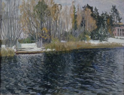 Primera Nieve, principios del siglo XX de Stanislav Julianovic Zukovskij