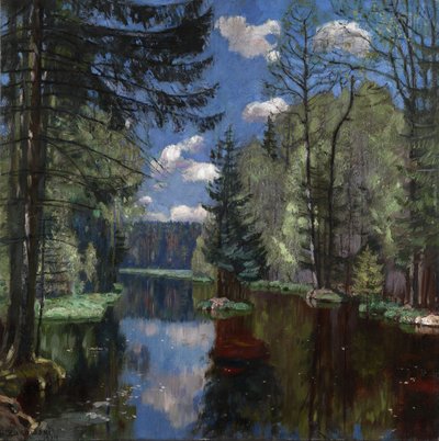 Lago del bosque, 1934 de Stanislav Julianovic Zukovskij