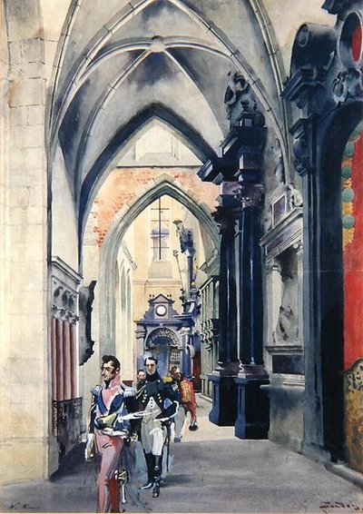 Interior de la Catedral en Wawel de Stanislaw and Kossak Wojciech Tondos