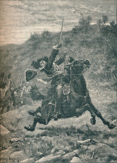 Última carga de Viscount Dundee en la Batalla de Killiecrankie, Escocia, 1689 1905 de Stanley Berkeley