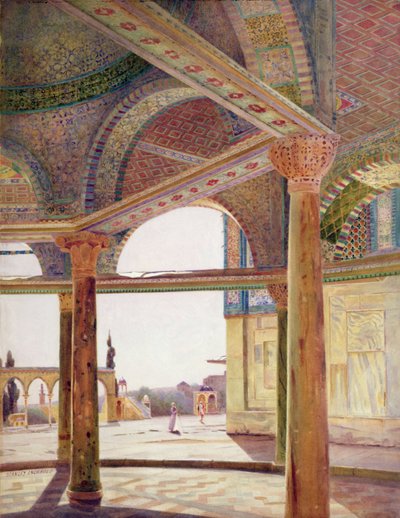 Cúpula de la Roca: Interior de Stanley Inchbold