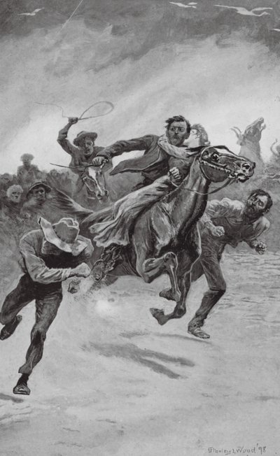 "Jueves negro", 6 de febrero de 1851 (litografía) de Stanley L. (after) Wood