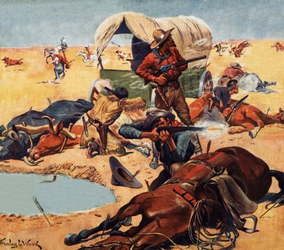 Vaqueros e indios de Stanley L. Wood
