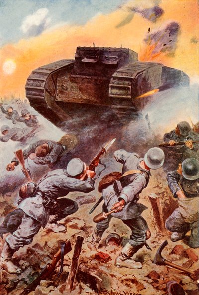 Tanques en acción de Stanley L. Wood