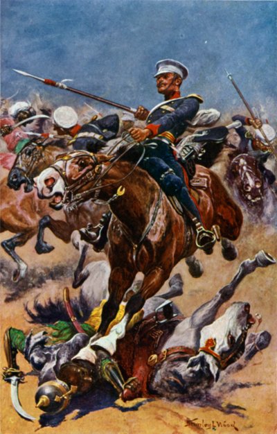 Los 9º Lanceros en Chillianwallah de Stanley L. Wood