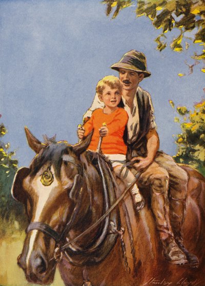 A Ride on Dobbin (litografía en color) de Stanley Lloyd