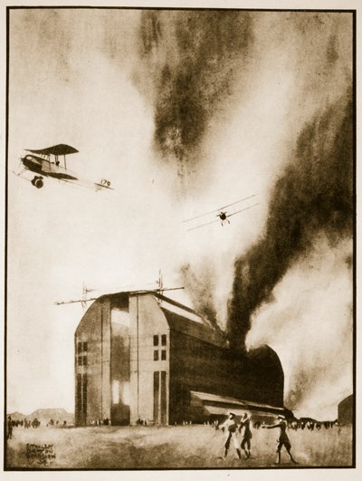Incursión de Avro en Friedrichschafen, 21 de noviembre de Stanley Orton Bradshaw