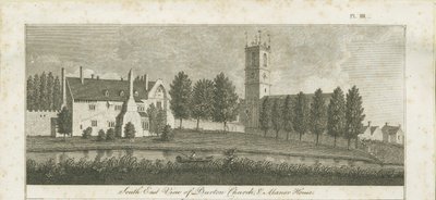Abadía de Burton-upon-Trent: grabado, nd [c 1795] de Stebbing Shaw