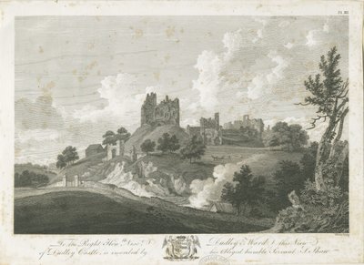 Castillo de Dudley: grabado, nd [1762-1802] de Stebbing Shaw