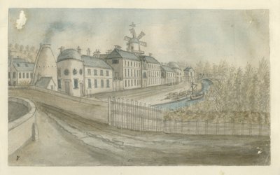 Etruria - Fábrica: pintura en acuarela, nd [1762-1802] de Stebbing Shaw