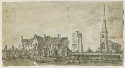 Hamstall Ridware - Iglesia y casa solariega de Stebbing Shaw