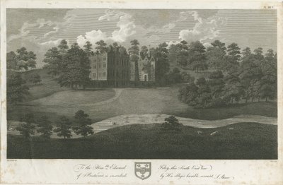 Prestwood Hall: grabado, nd [1762-1802] de Stebbing Shaw