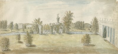 Shugborough - Arquitectura "Ateniense": pintura en acuarela de Stebbing Shaw