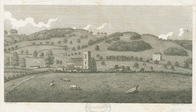 Wolseley - Iglesia de Colwich y Casa Oakedge de Stebbing Shaw