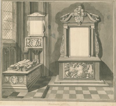 Wolverhampton - Tumbas de Thomas Lane y John Lane en la Iglesia de San Pedro de Stebbing Shaw