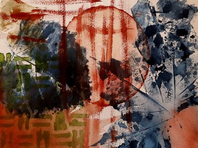 Experimento con hojas - Nº 3 de Steegs Art Karin