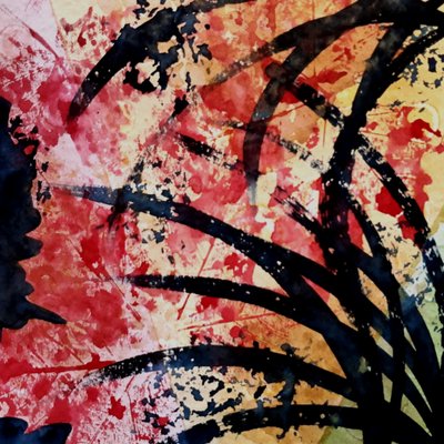Experimento con hojas - Nº 5 de Steegs Art Karin