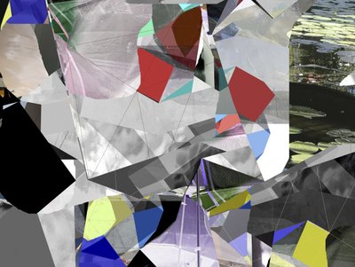 Paisaje geométrico abstracto de Stefan Fransson