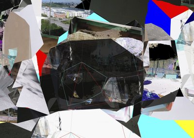 Collage de la ciudad geométrica de Stefan Fransson
