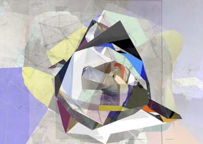 Capas geométricas: abstracto de Stefan Fransson