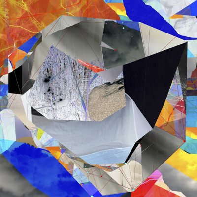 Collage abstracto moderno de Stefan Fransson
