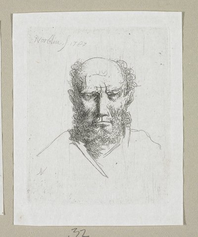 Cabeza de anciano de Stefan Juliusz Norblin de la Gourdaine