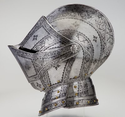 Casco de armadura para campo y justa, del Conde Franz von Teuffenbach de Stefan Rormoser
