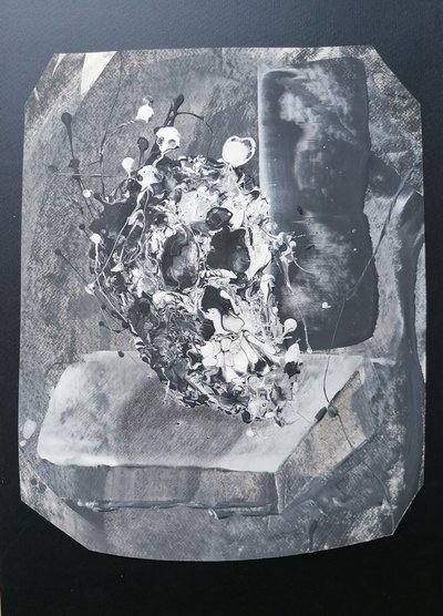 Bodegón abstracto con calavera de Stefano Mazzolini
