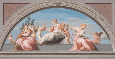 Las tres virtudes cardinales: Fortaleza, Sabiduría, Templanza de Stefano Tofanelli