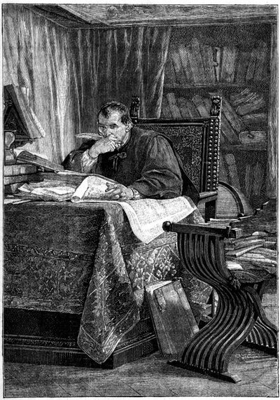 Retrato de Niccolò di Bernardo dei Machiavelli (Nicolás Maquiavelo) de Stefano Ussi