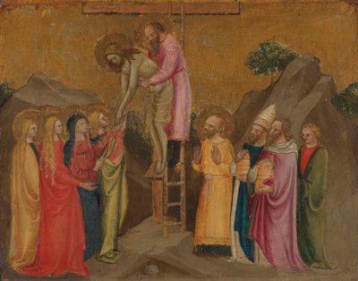 Descendimiento de la cruz, siglo XIV de Stefano d