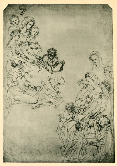 Alegoría de las Artes Liberales: Lógica y Gramática, principios del siglo XV, 1943 de Stefano da Verona