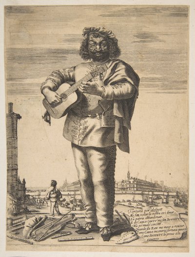 Carlo Cantu llamado Buffetto de Stefano della Bella, Jean Couvay