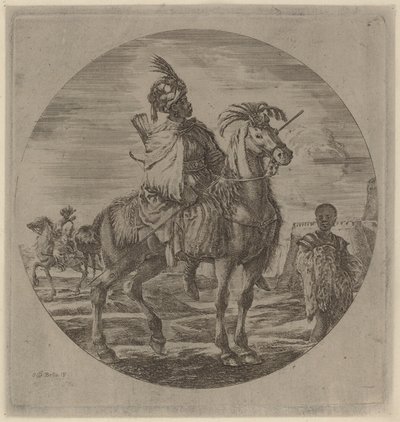 Un jinete negro de Stefano della Bella