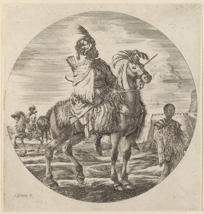 Un jinete negro de Stefano della Bella