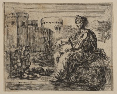 Amphion, del Juego de la Mitología, 1644 de Stefano della Bella