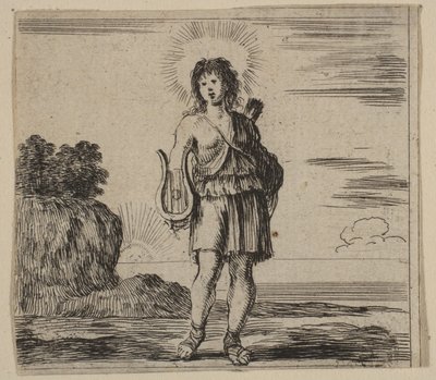 Apolo, de Juego de Mitología de Stefano della Bella