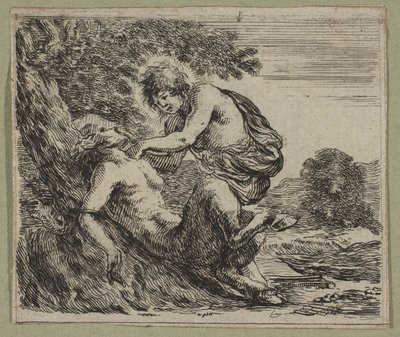 Apolo y Marsias, 1644 de Stefano della Bella