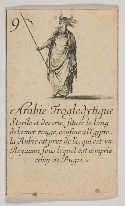 Arabia Troglodítica, 1644 de Stefano della Bella