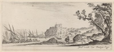 Barcos en la Orilla del Mar de Stefano della Bella