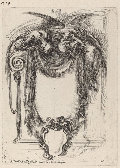 Cartucho suspendido de cadáveres, 1647 de Stefano della Bella