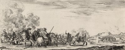 Choque de caballería de Stefano della Bella